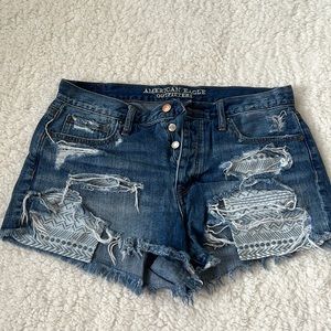 American eagle denim shorts